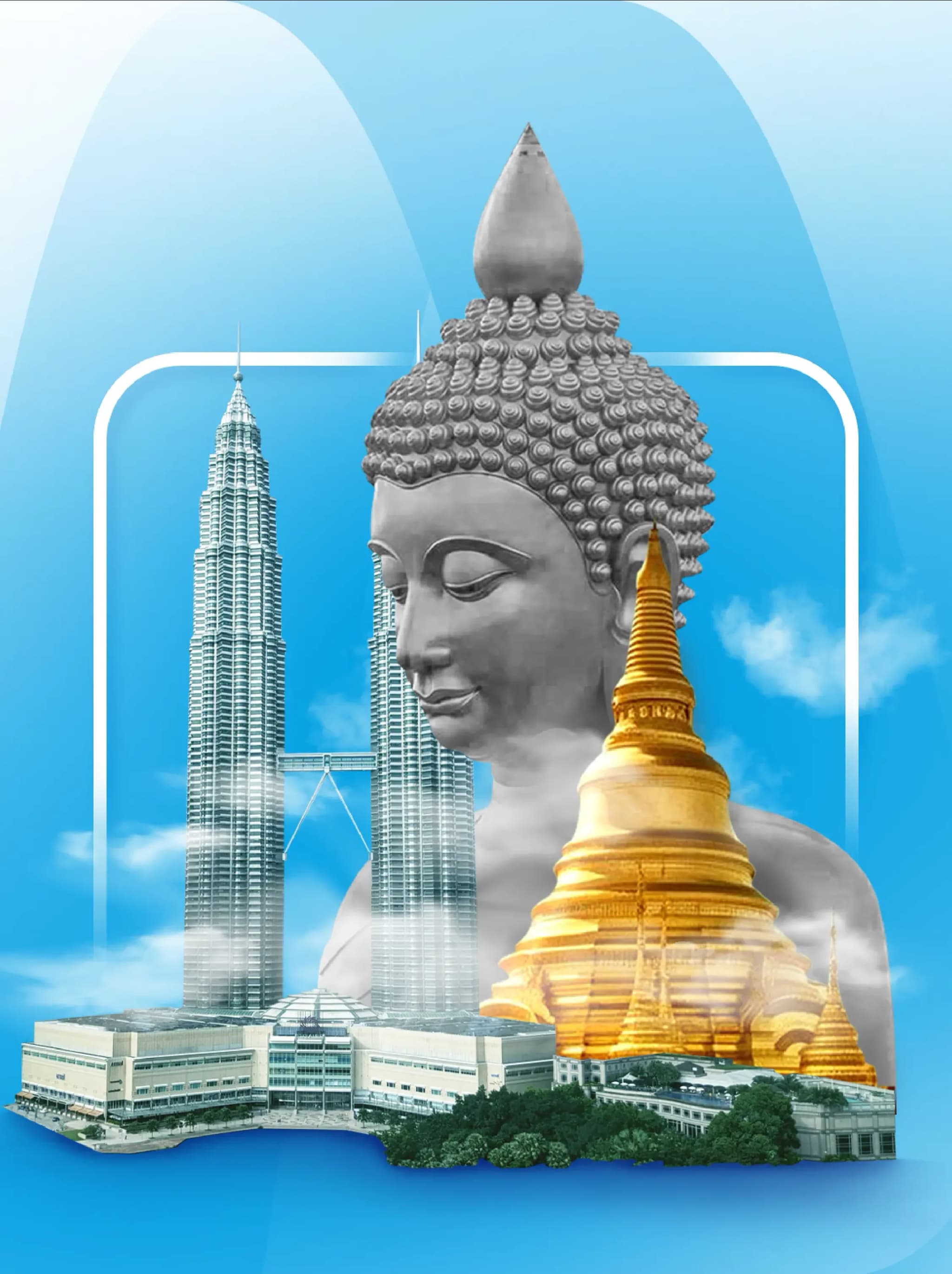 Thumbnail Paket Tour 2 Negara Malaysia dan Thailand. (4 Hari 3 Malam)